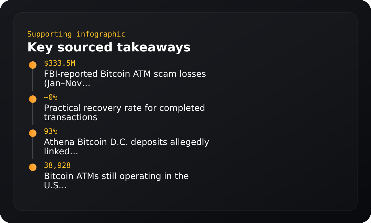 Infographic summarizing key sourced takeaways.
