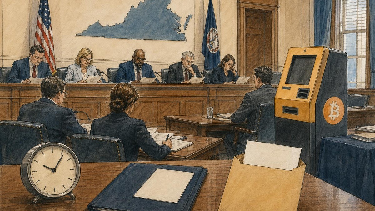 Virginia Enacts Comprehensive Bitcoin ATM Law: 18% Fee Cap, Mandatory Licensing, and 90-Day Scam Refund Window
